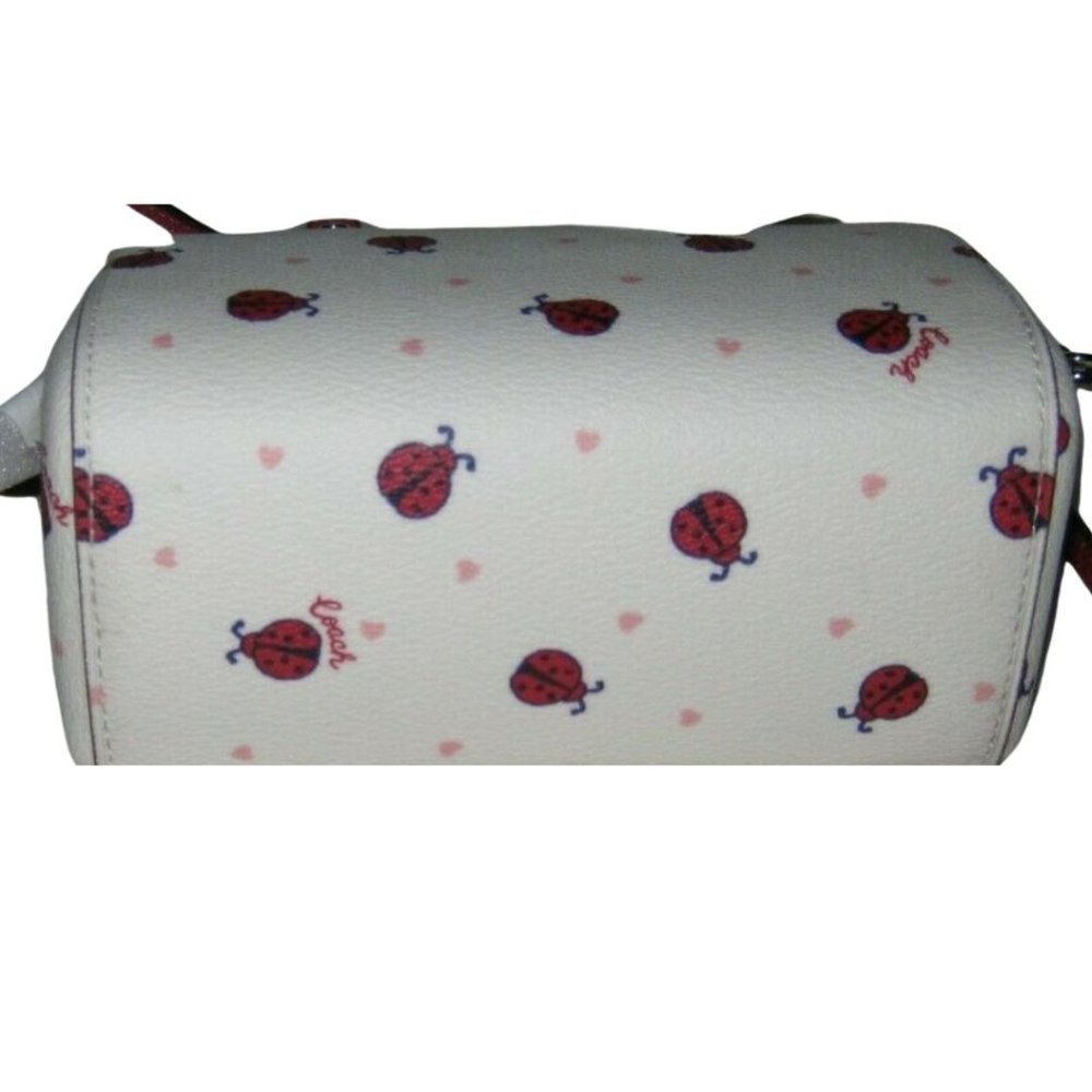 COACH 2 PIECE SET Ladybug Micro Rowan & Bag Charm - Picture 6 of 16